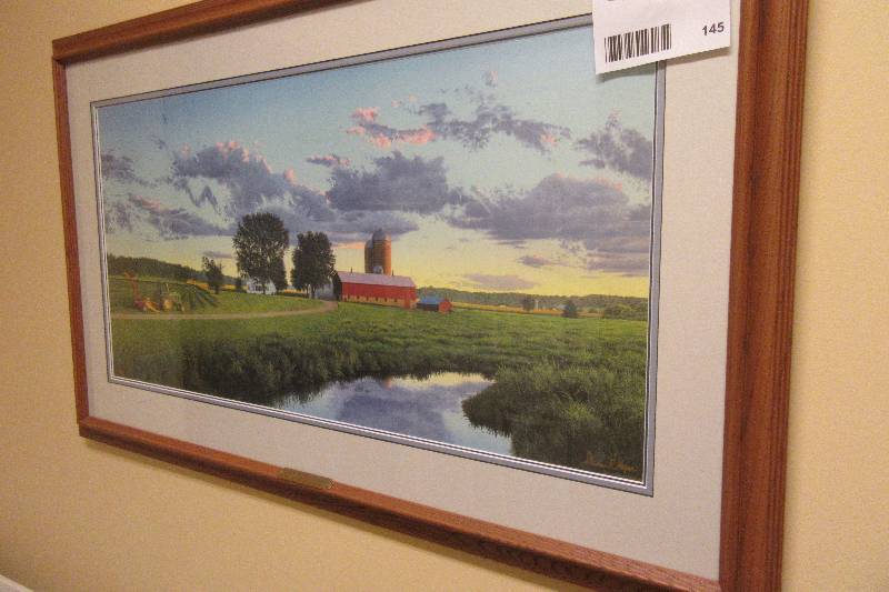 lot 145 image: Late Summer Reflections, Green and Gold by Steven R Kozar