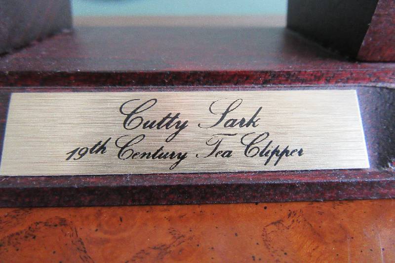 lot 121 image: Cutty Sark, 19th Century Tea Clipper.. In a bottle