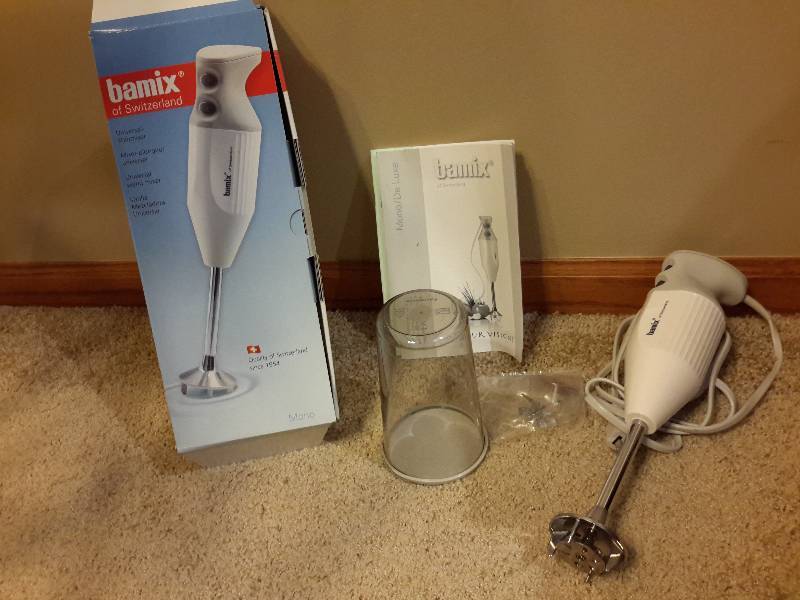 lot 99 image: BAMIX, handmixer..made in Switzerland