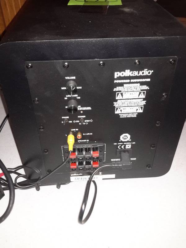 lot 26D image: POLK AUDIO, Sub Woofer