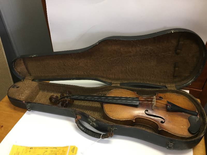 lot 43 image: Antique Violin and Case