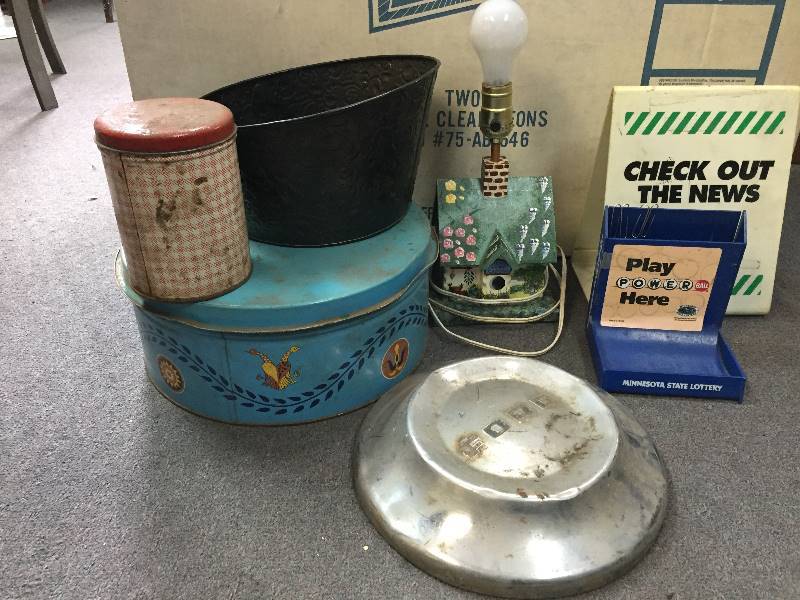 lot 113 image: Vintage Tins & More