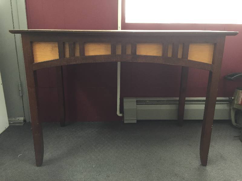lot 24 image: Table - Two tone Wood