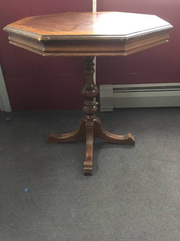 lot 135 image: Octagon Wood Table
