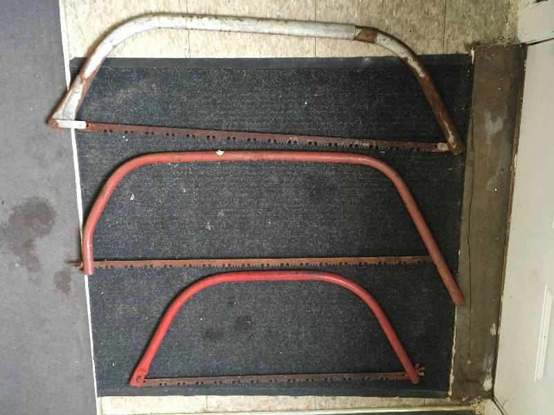 lot 121 image: 3 Bow Saws