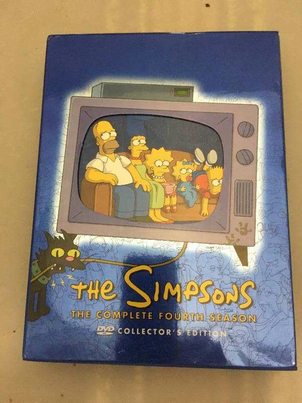 lot 129 image: Simpsons Complete Fourth Season DVDs