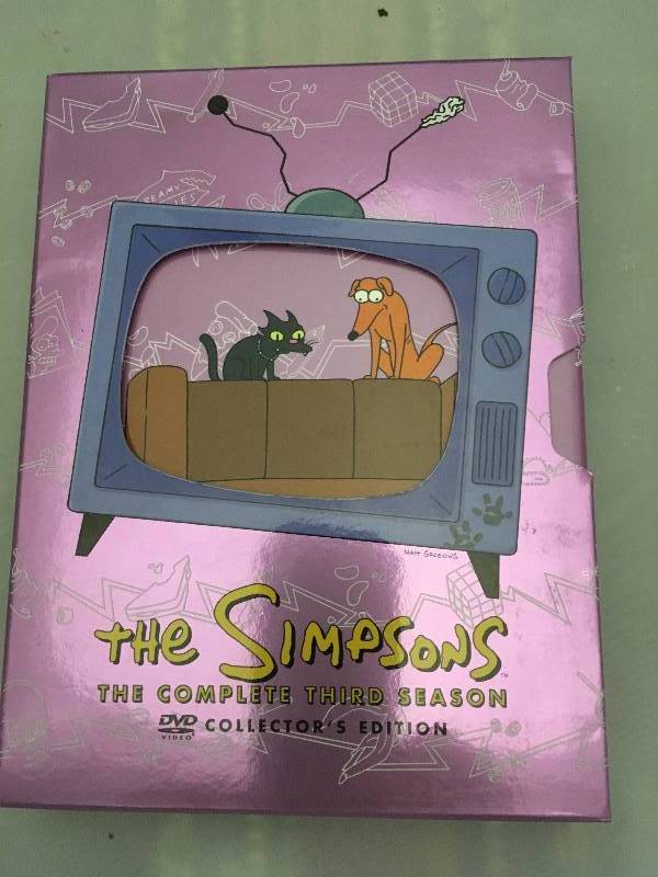 lot 128 image: Simpsons Complete Third Season DVDs