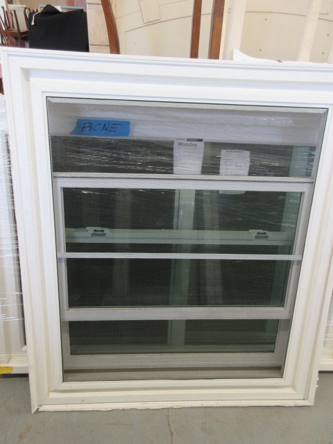 lot 109 image: ALMOST NEW DOUBLE HUNG WINDOW