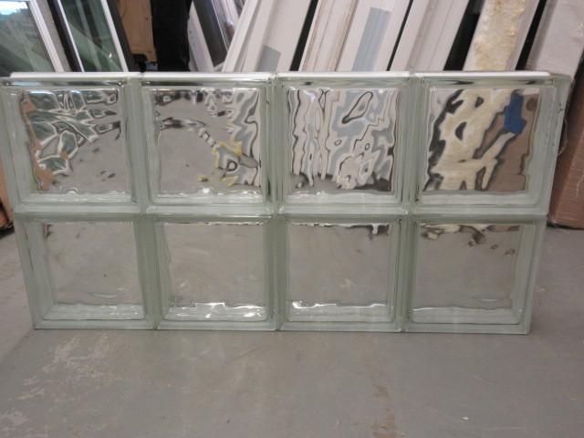 lot 176 image: ALMOST NEW GLASS BLOCK WINDOW
