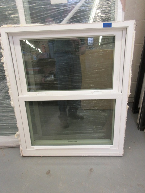 lot 124 image: ALMOST NEW INSERT DOUBLE HUNG WINDOW