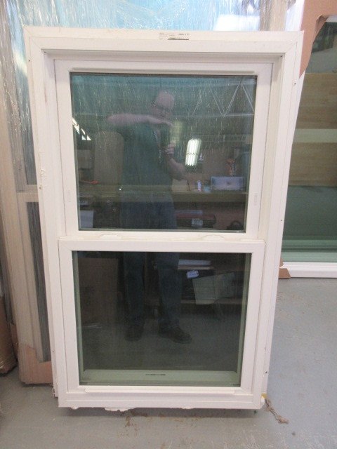 lot 136 image: ALMOST NEW DOUBLE HUNG WINDOW