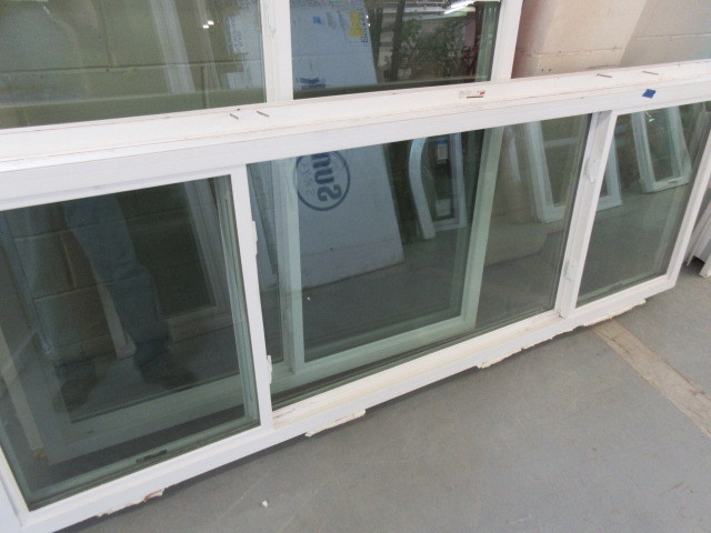 lot 191 image: ALMOST NEW THREE LITE SLIDER WINDOW