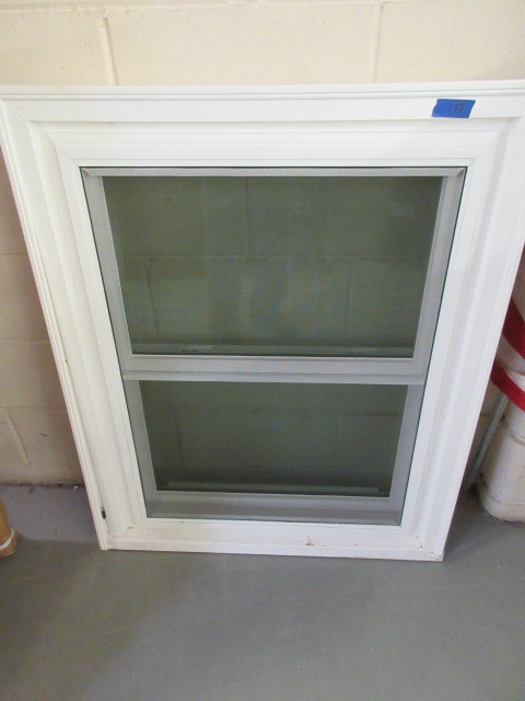 lot 157 image: ALMOST NEW DOUBLE HUNG WINDOW