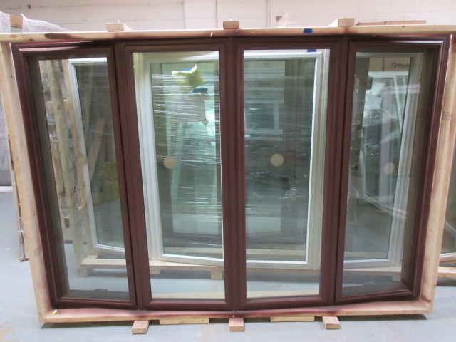 lot 203 image: NEW FOUR LITE BOW WINDOW WITH CASEMENTS