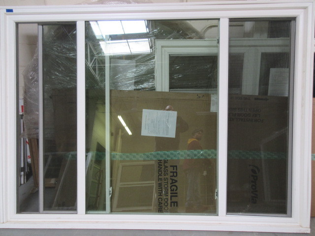 lot 238 image: ALMOST NEW THREE LITE SLIDER WINDOW