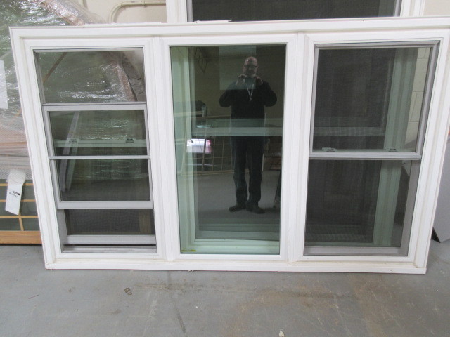 lot 241 image: ALMOST NEW PICTURE WINDOW WITH DOUBLE HUNGS