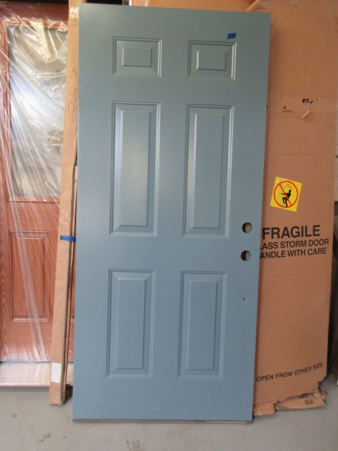 lot 166 image: NEW 20 GAUGE STEEL DOOR