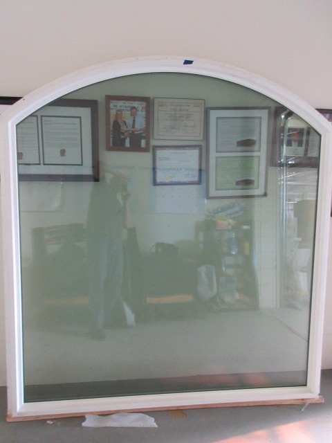lot 196 image: NEW ROUND TOP PICTURE WINDOW WITH TRIM