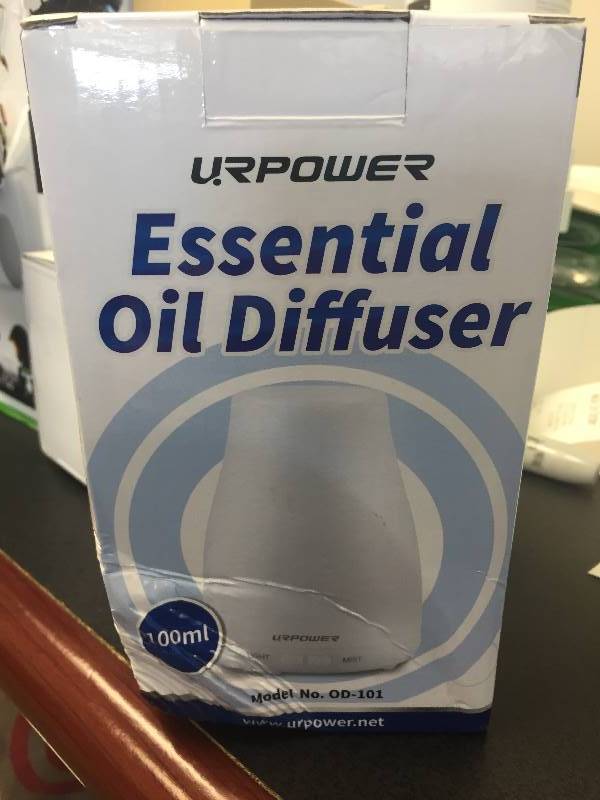 lot 31 image: URPOWER 2nd Version Essential Oil Diffuser Aroma Essential Oil Cool Mist Humidifier with Adjustable Mist Mode