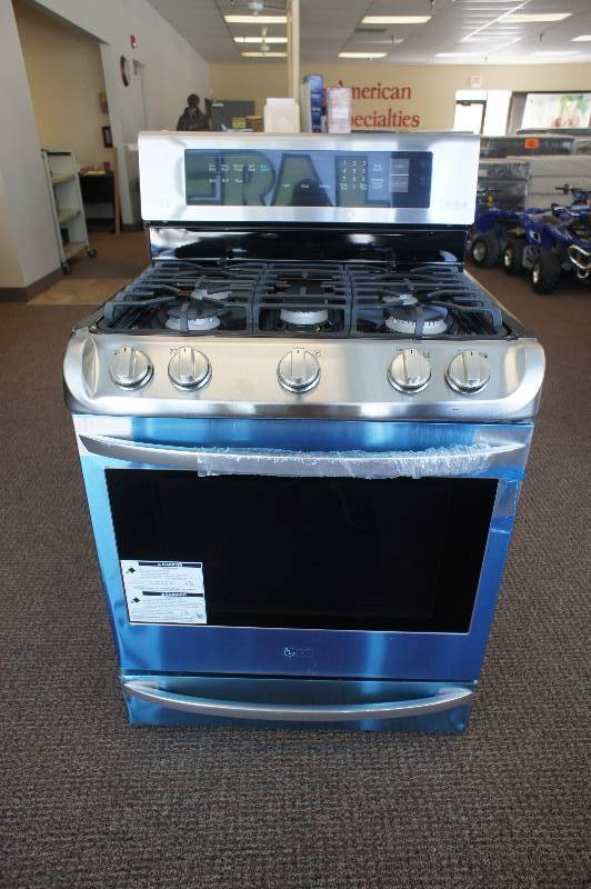 NEW SCRATCH AND DENT LG MODEL (LRG4113ST) LG 5Burner