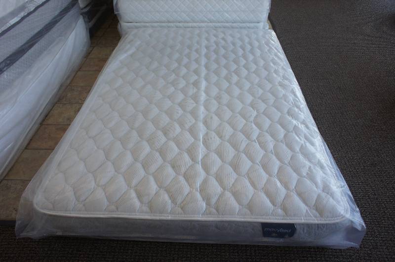 lot 21 image: NEW - FULL SIZE - SERTA - MACY BED - SUMNER - - FULL SIZE MATTRESS MSRP $799.99