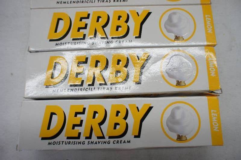 lot 52 image: Lot of 5 Derby moisturising shaving cream