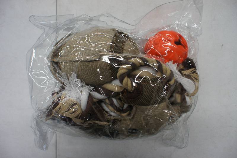lot 74 image: Bag of dog toys