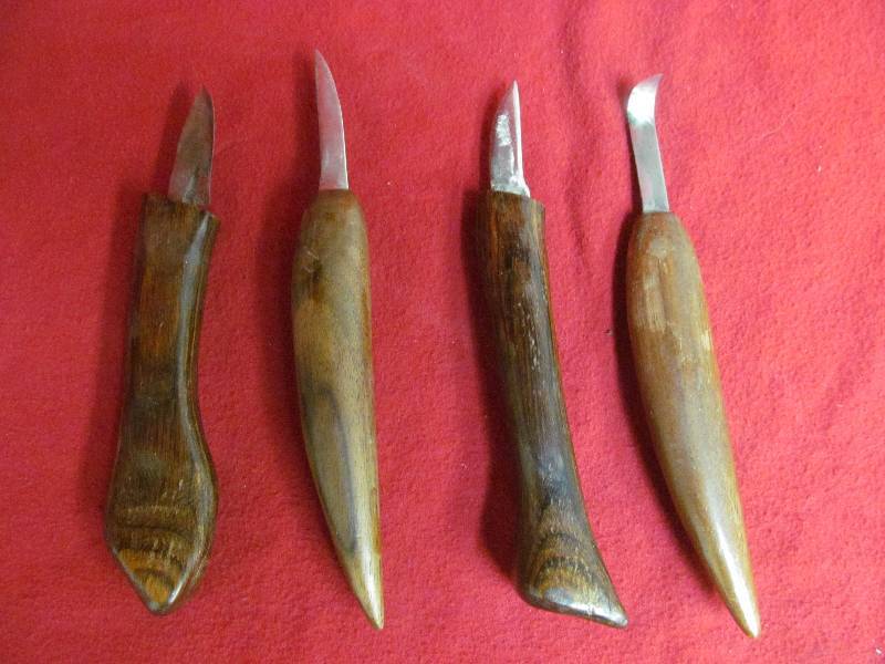 carving knives, chisels