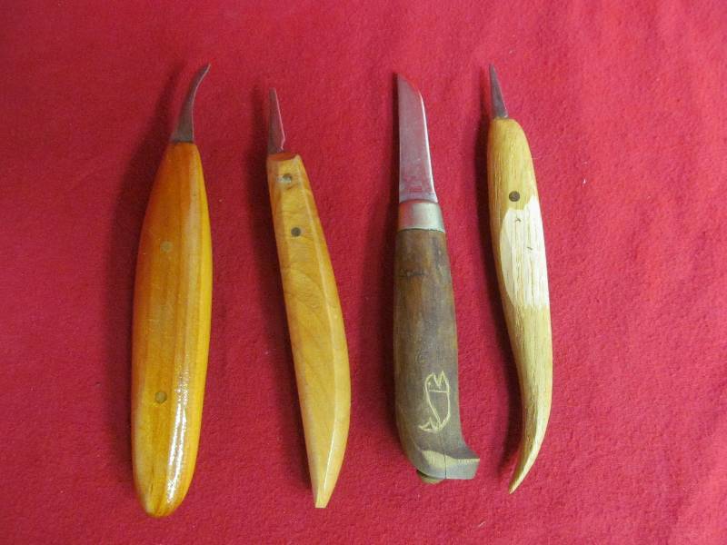 carving knives, chisels