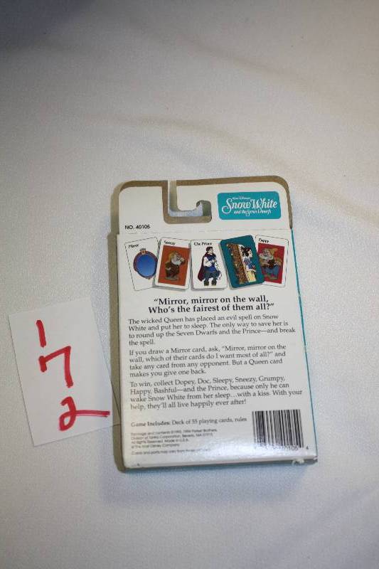 lot 172 image: Mirror, Mirror on the Wall Card Game