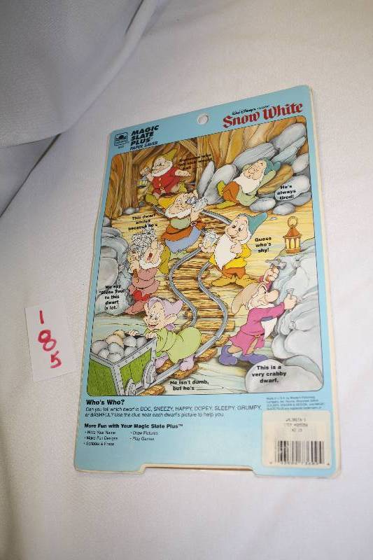 lot 185 image: Snow White Magic Slate Plus Paper Saver