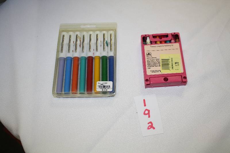 lot 192 image: Snow White Pens and Box of Snow White Crayons with Sharpner