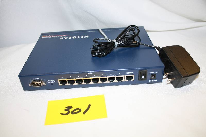 lot 301 image: Netgear Prosafe VPN Firewall FVS 338