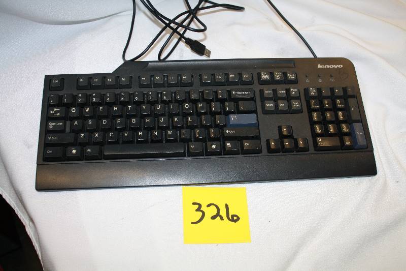 lot 326 image: Lenovo Keyboard USB