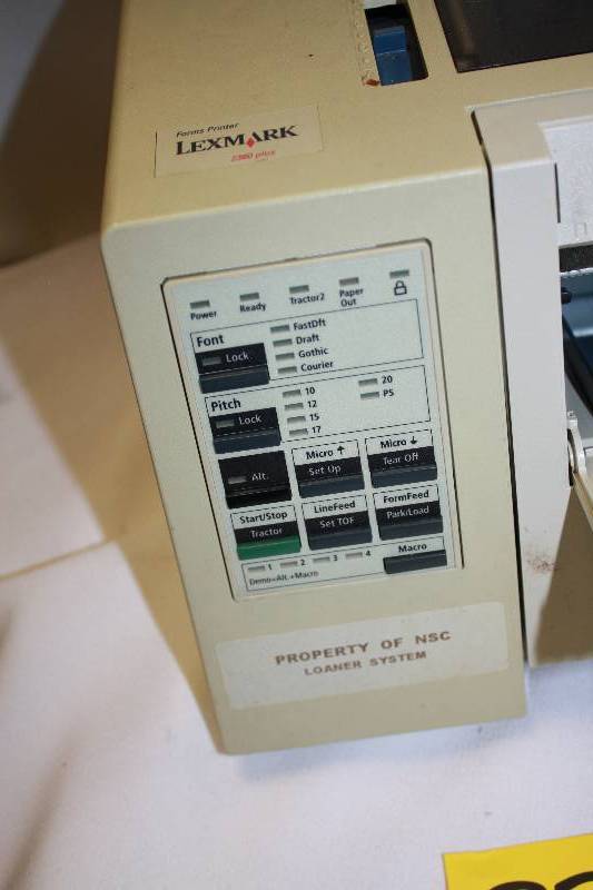 lot 333 image: Lexmark Forms Printer 2380 Plus