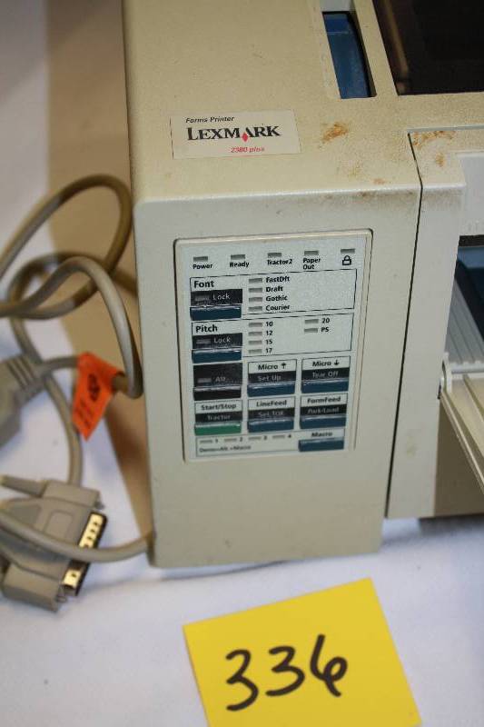 lot 336 image: Lexmark Forms Printer 2380 Plus