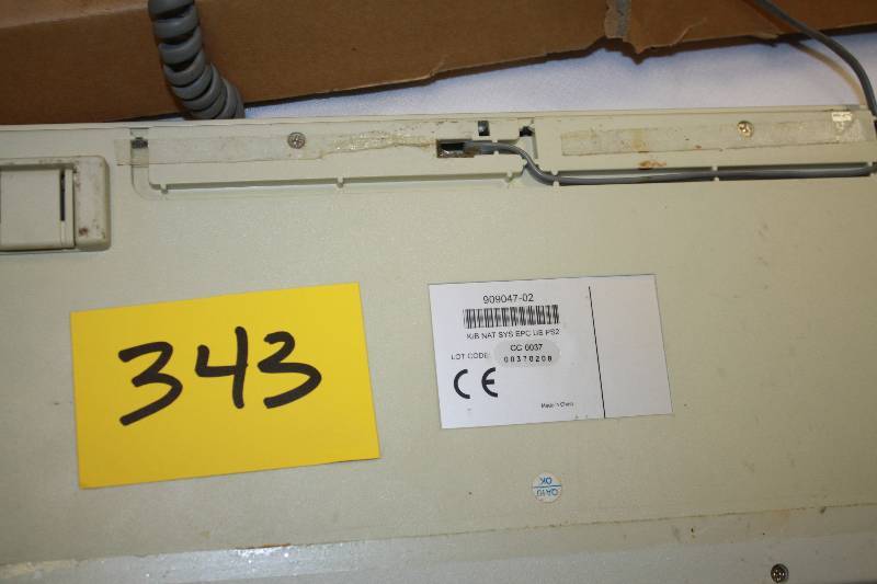 lot 343 image: NSC Keyboard
