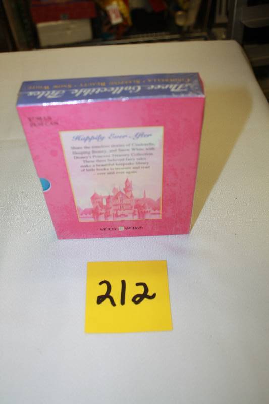 lot 212 image: Disneys Princess Treasury Collection Three Books