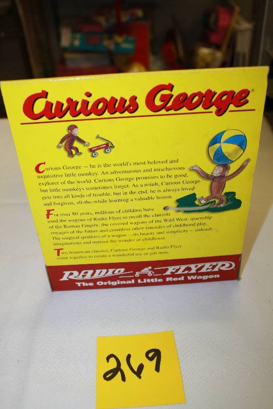 lot 269 image: Curious George Radio Flyer