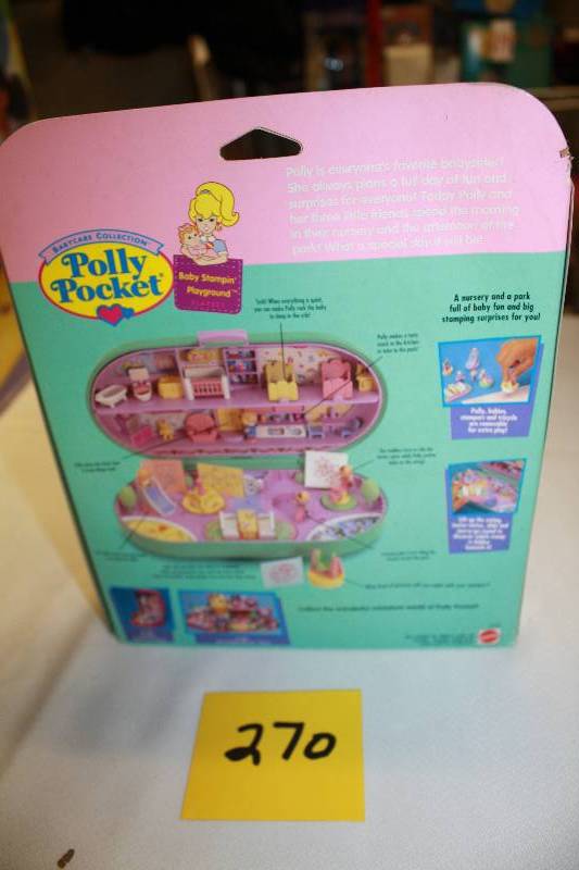 lot 270 image: Polly Pocket Babycare Collection Baby Stampin Playground