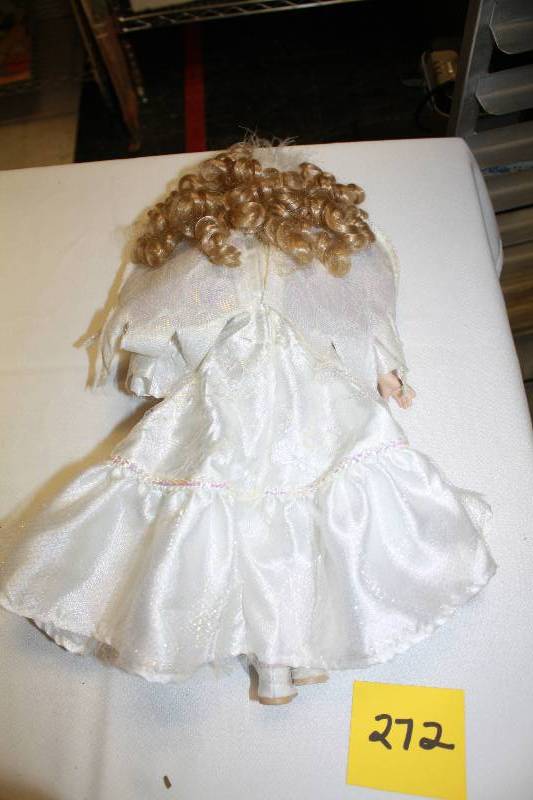 lot 272 image: Porcelain Angel Doll