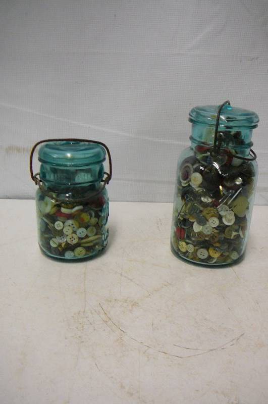lot 97 image: Ball Jars With Buttons
