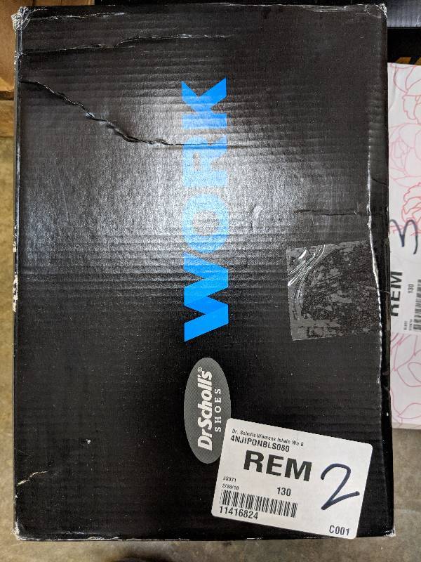 lot 2 image: Dr. Scholls Womens Inhale Work Shoe - Black 8