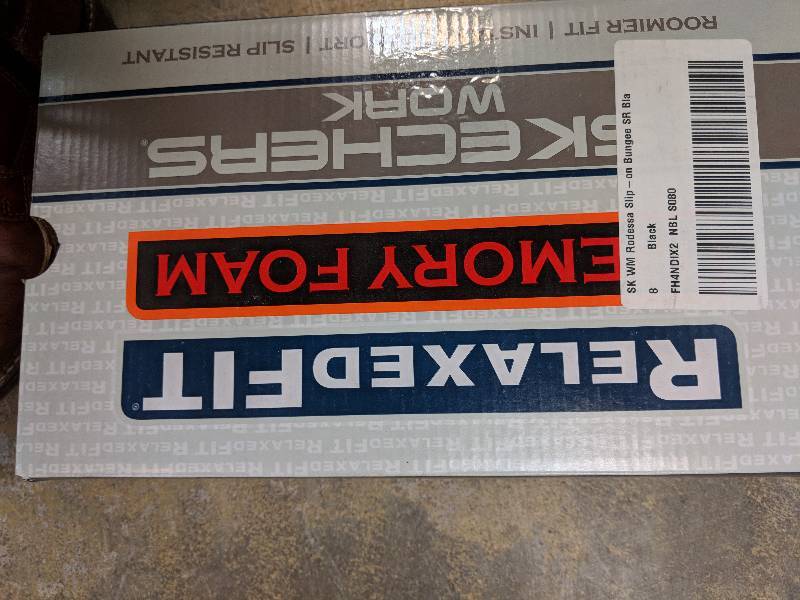 lot 30 image: Skechers Women�s Rodessa Slip-Resistant Work Shoe - Black 8