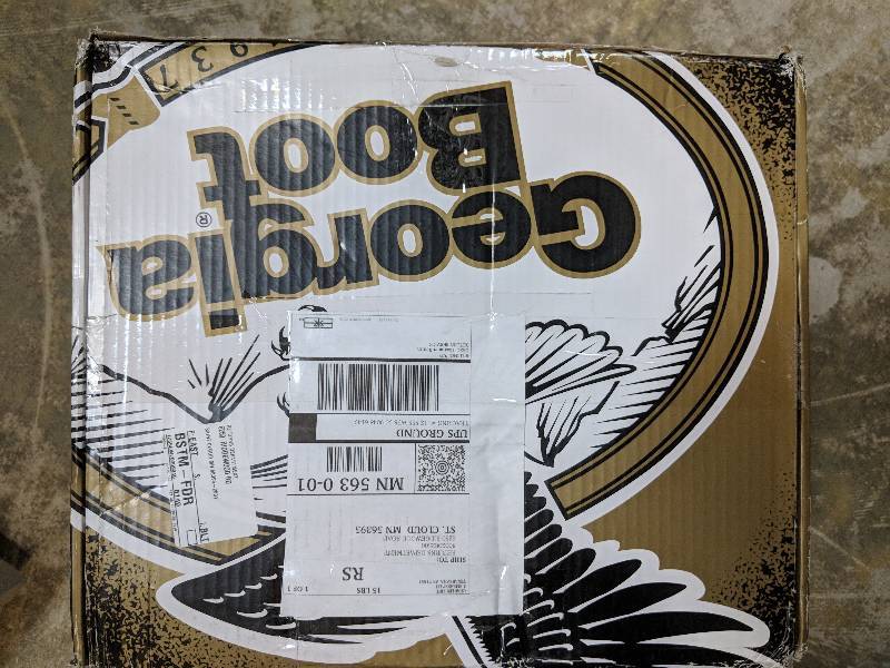 lot 52 image: Georgia Boot Men�s 8 Athens Waterproof Work Boot - Wide Brown 12