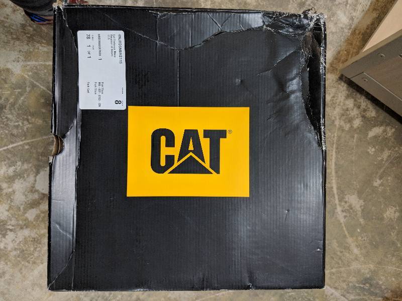 lot 53 image: CAT Footwear Men�s Revolver Steel-Toe Pull-On Work Boot - Brown 11.5