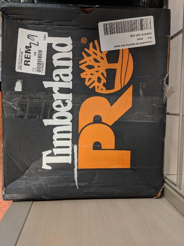 lot 62 image: Timberland PRO Mens 6 Steel-Toe Work Boot - Wheat 10 12