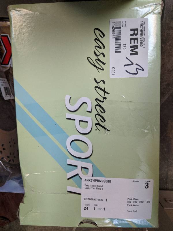 lot 73 image: Easy Street Sport Lucky Tie Casual - Narrow Navy 8