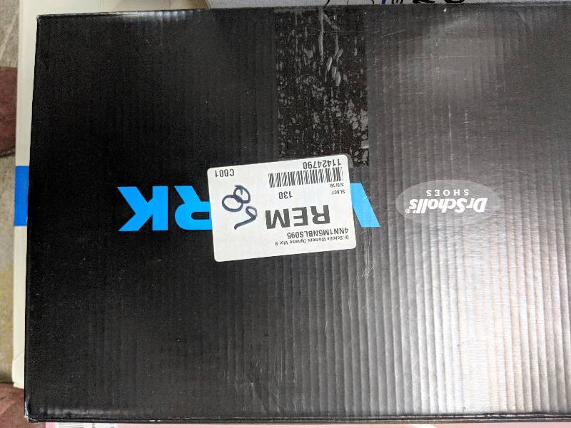 lot 89 image: Dr.Scholls Womens Dynamo Work Clog - Wide Black 9.5