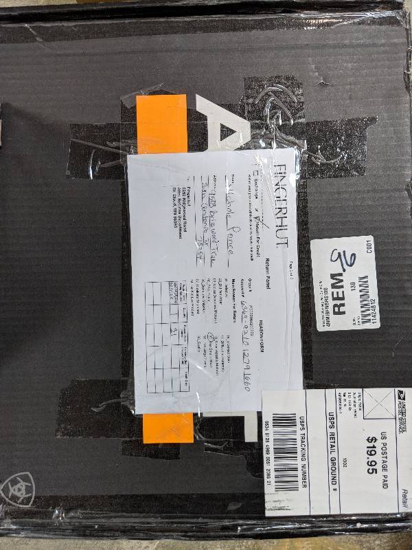 lot 96 image: Ariat Men�s Workhog Pull-On Waterproof H2O Composite Toe Work Boot � Brown 12